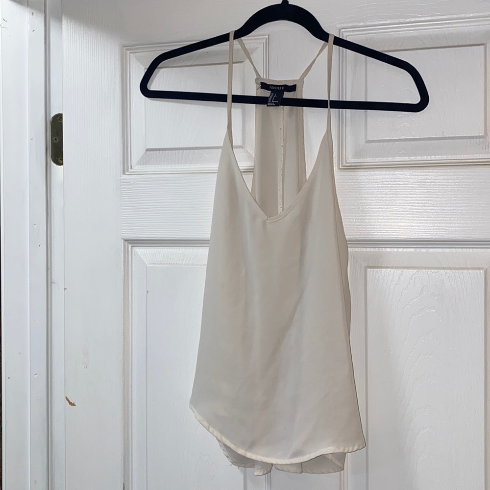 Sheer white tank